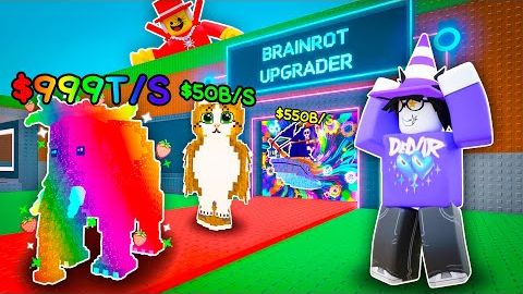 😱 Я ПРОКАЧАЛ ВСЕХ БРЕЙНРОТОВ В 100 РАЗ! СЭММИ ПОСТРОИЛ МНЕ ЗДАНИЕ ДЛЯ АПГРЕЙДА В STEAL A BRAINROT💥 смотреть онлайн