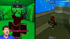 Я затроллил своего друга я превратился в оленя из 99 ночей в Roblox