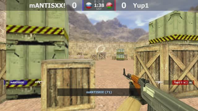 ABSOLUTE * AIM // 1/8 верхней сетки // Yup1 -vs- MANTISXX! // @kn1feTV