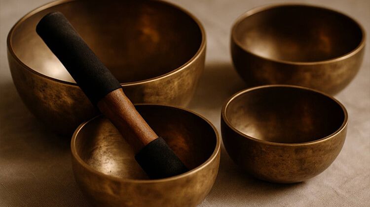 Исцеляющая энергия поющих чаш.