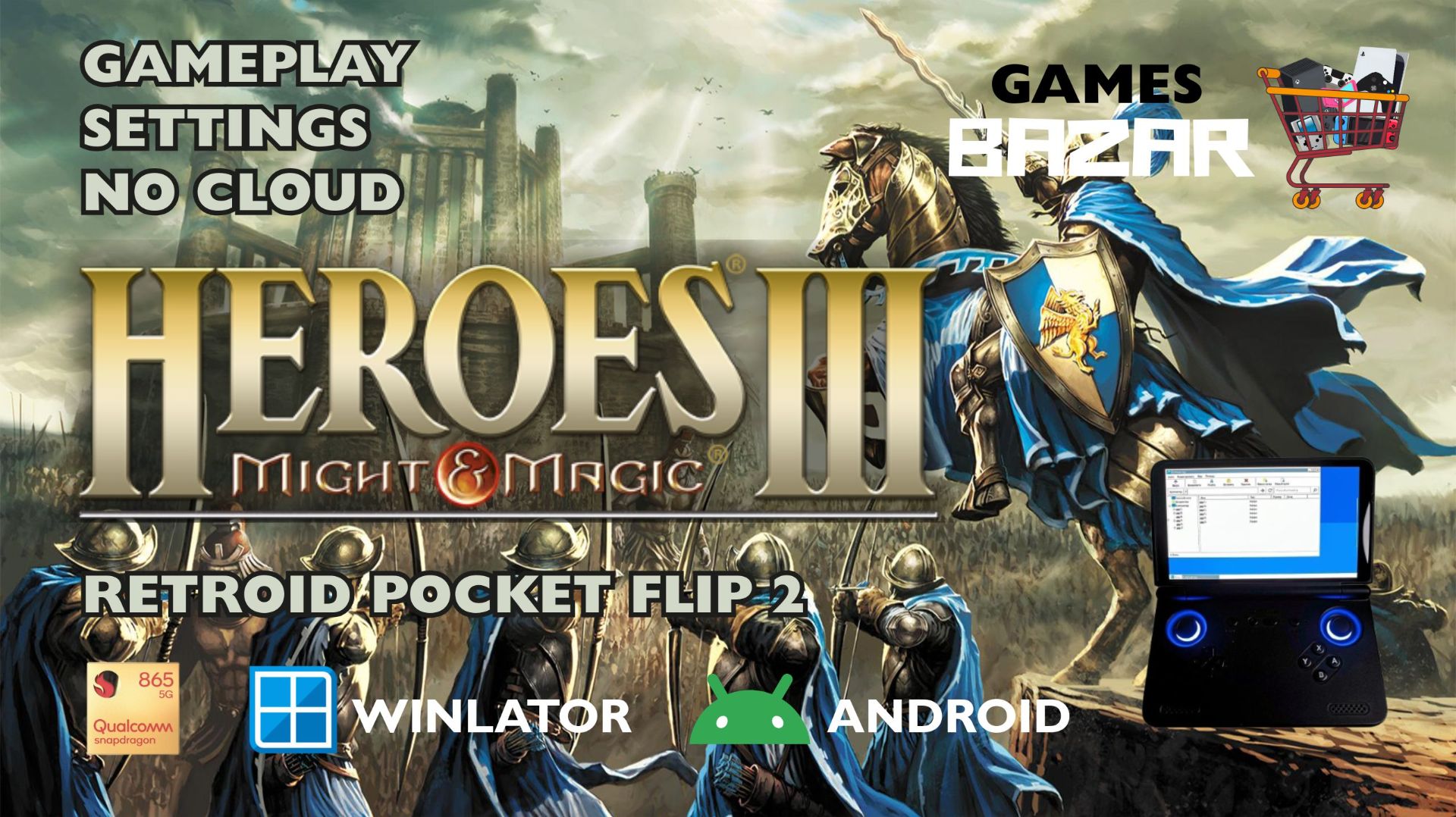 Герои Меча и Магии 3 на андроид настройки Winlator v10.1Retroid pocket flip 2 #winlator #heroes смотреть онлайн