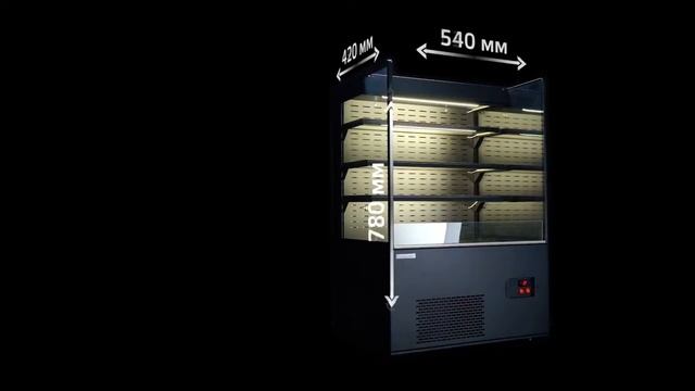 Обзор кондитерской витрины Carboma Cosmo KC71-130 SELF SERVISE