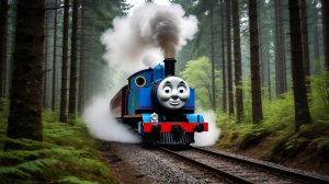 Паровозик Томас замечен в лесу