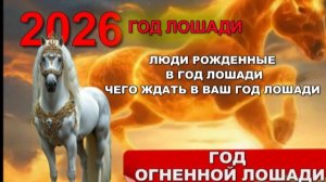 ГОРОСКОП на 2026 ДЛЯ РОЖДЕННЫХ В ГОД #ЛОШАДИ  #2026 #2014 2002 #1990 #1978 #1966 #1954 #1942