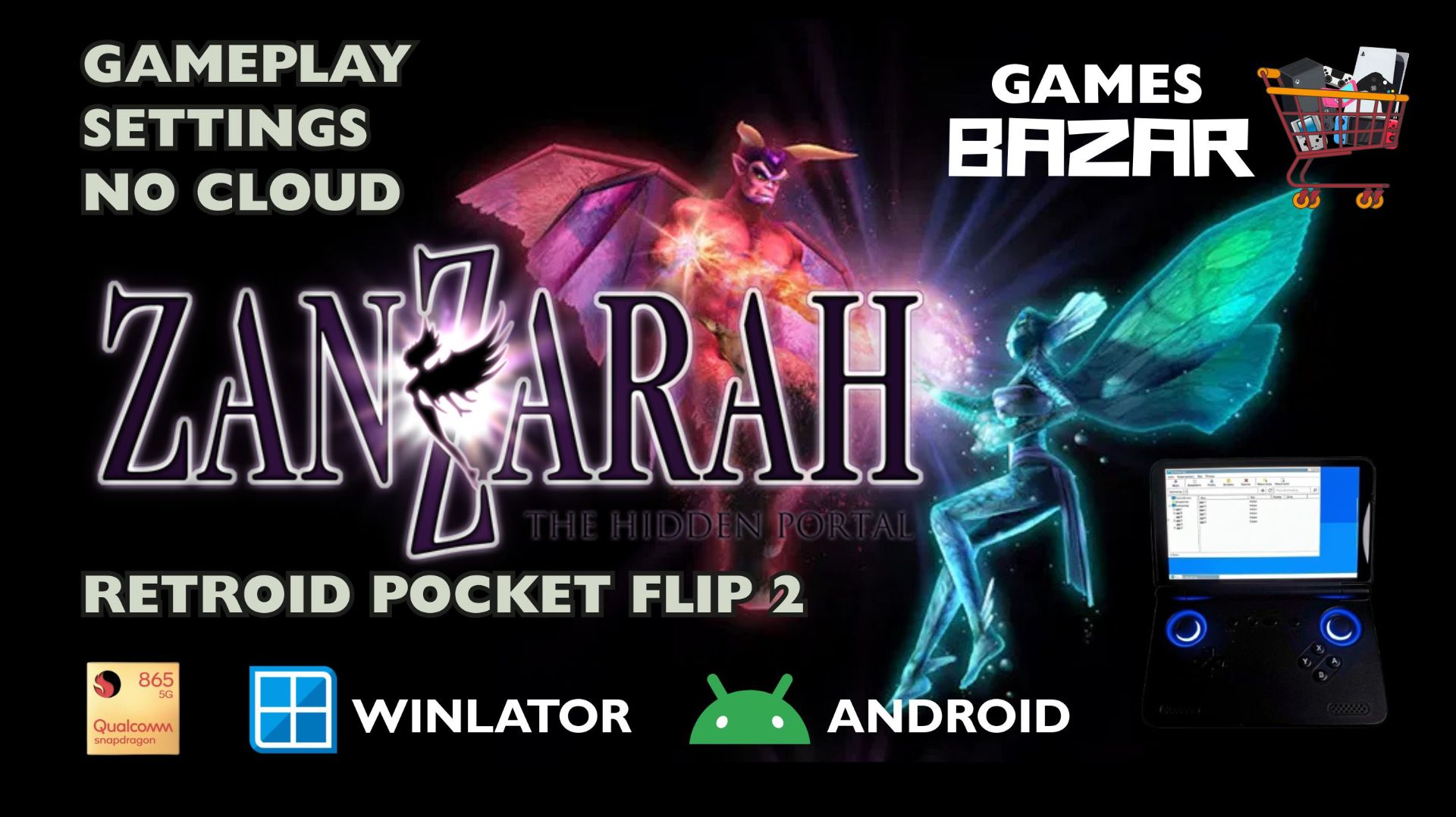 Zanzarah: The Hidden Portal на андроид настройки Winlator v10.1Retroid pocket flip 2 #winlator смотреть онлайн