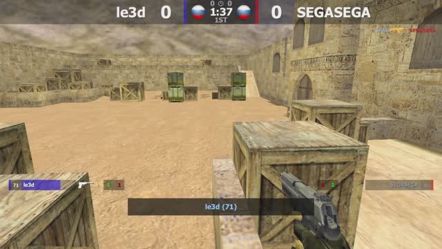 ABSOLUTE * AIM // 1/8 нижней сетки // Le3d -vs- SEGASEGA // @kn1feTV