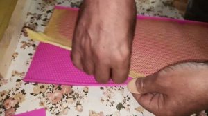 Вощина своими руками ! Быстро просто ! В домашних условиях с забрусного воска ! Как сделать вощину !