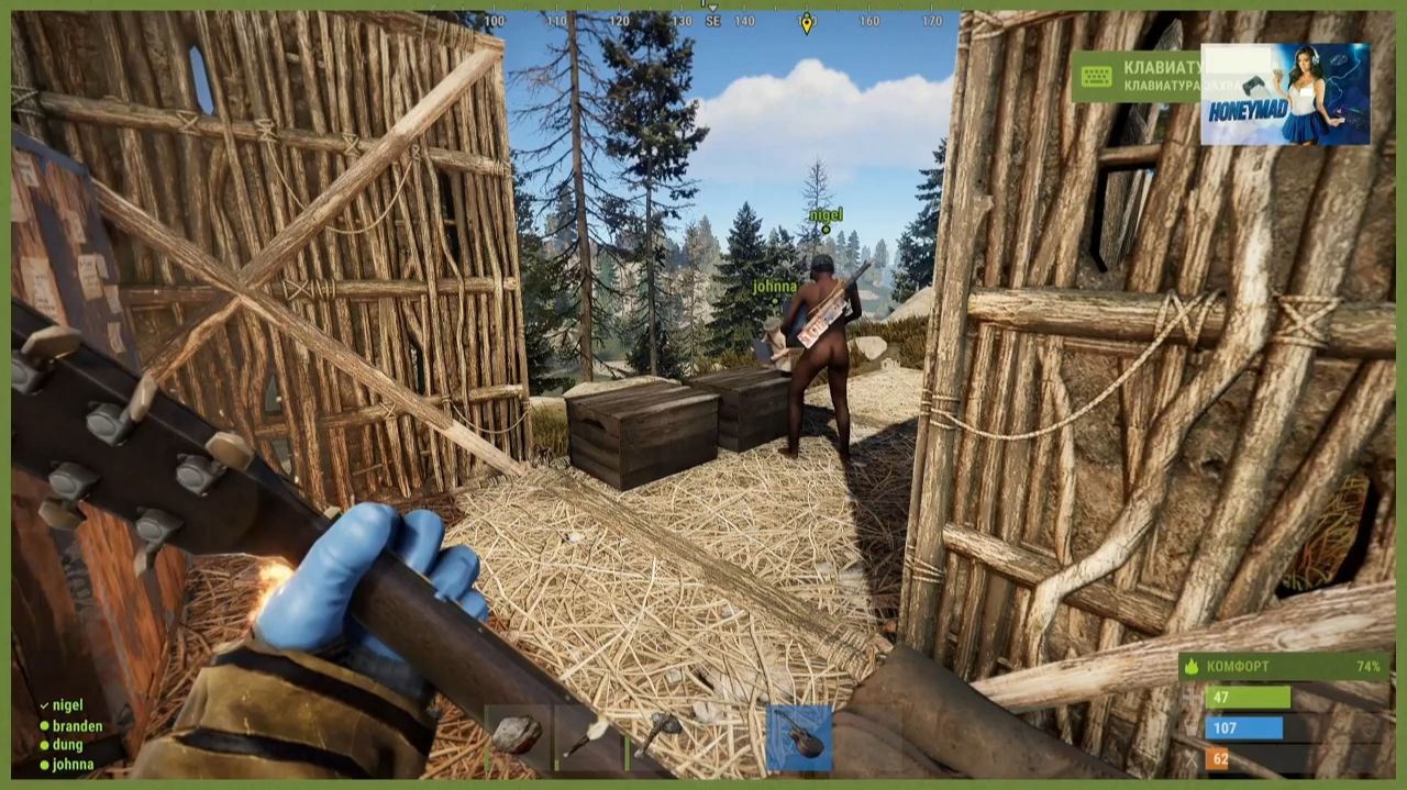 Maddyson - играет в Rust #2 смотреть онлайн