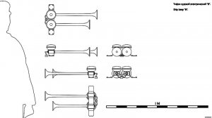 Тифон судовой электрический B. Чертёж. Ship beep B. Drawings.