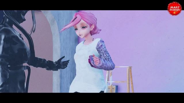 3D-анимация BLACKPINK - Lovesick girl Ai кавер на русском _ Rus cover смотреть онлайн