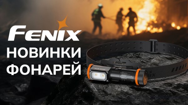 Фонари Fenix 2025: ОБЗОР 5 НОВИНОК | Тактический, налобный, взрывозащищенный