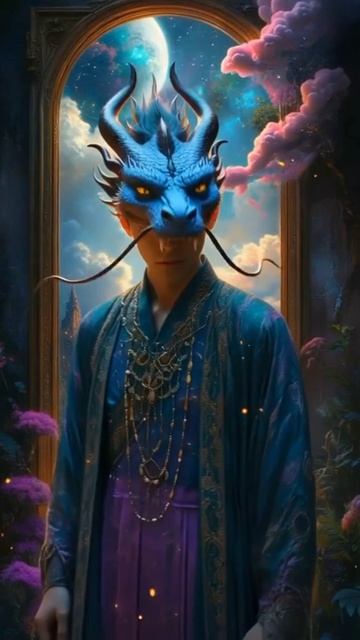 #футаж #мем юноша превращается в дракона