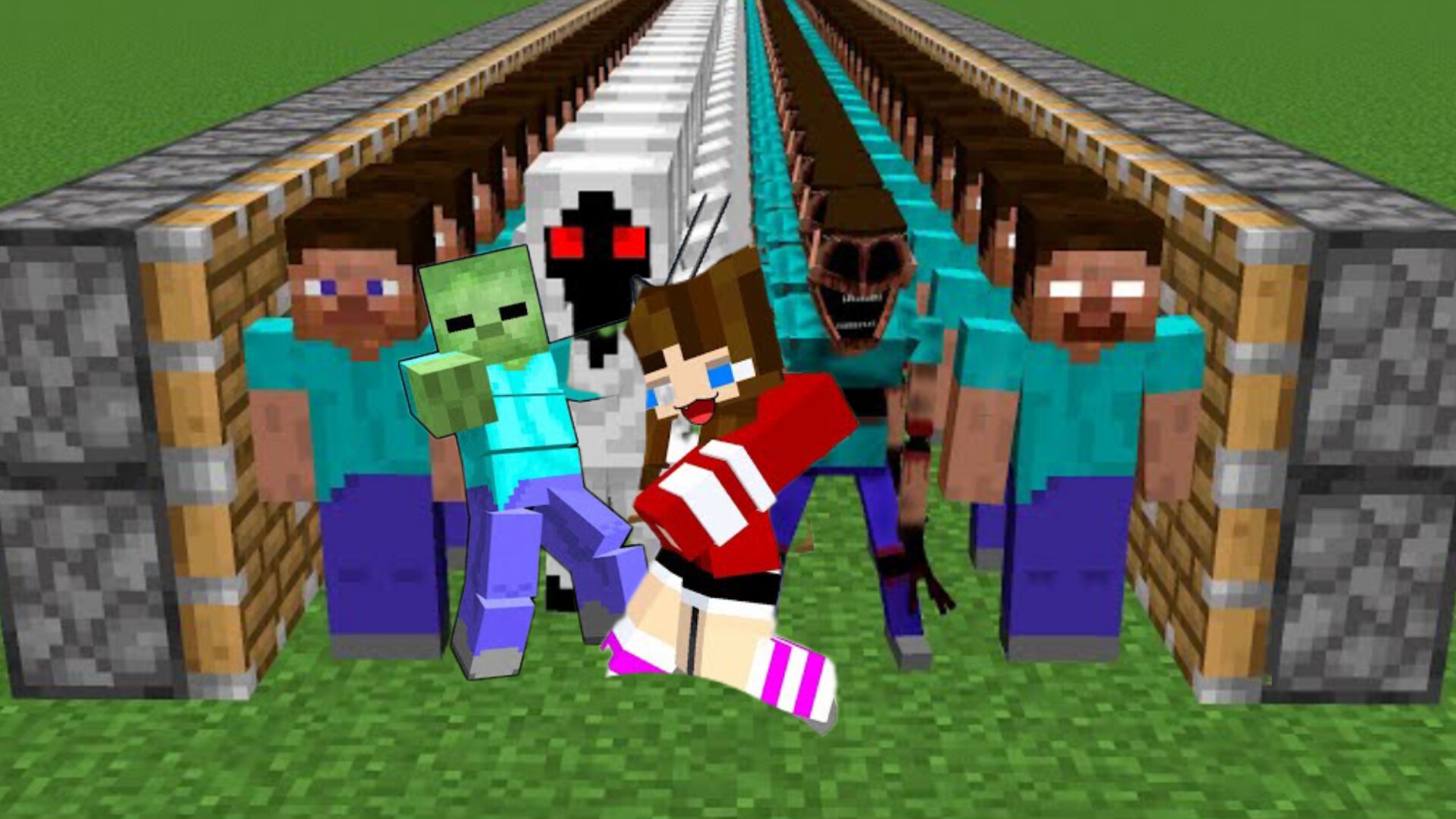 ЧТО БУДЕТ ЕСЛИ СМЕШАТЬ ХЕРОБРИНА С СУЩНОСТЬЮ 303 И СТИВОМ В МАЙНКРАФТЕ? смотреть онлайн