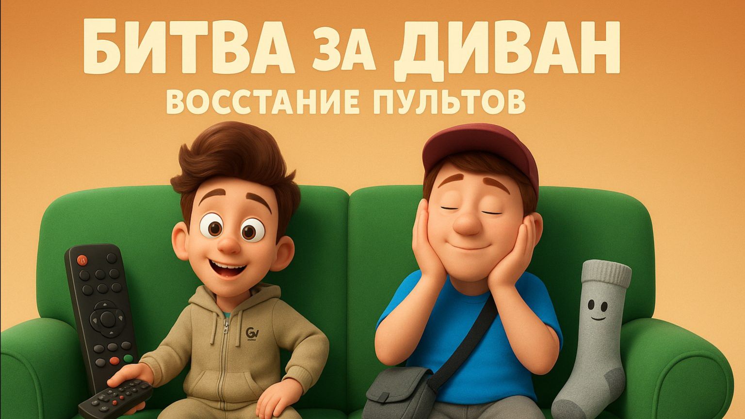 БИТВА ЗА ДИВАН: ВОССТАНИЕ НОСКОВ | Приключения, Мультфильм, 0+ 😱🧦⚔️