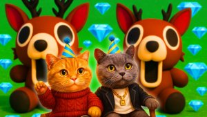 КРУТАЯ ВЕЧЕРИНКА В 99 НОЧЕЙ В ЛЕСУ РОБЛОКС! АЛМАЗНЫЙ ДОЖДЬ! ГИГАНТСКИЕ ЛОСЯШИ И МНОГОЕ ДРУГОЕ!