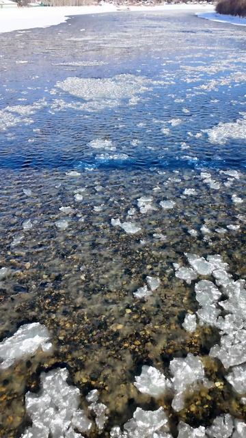 Зрелище, которое завораживает. Шуга по реке Иркут. Природный гипноз ✨