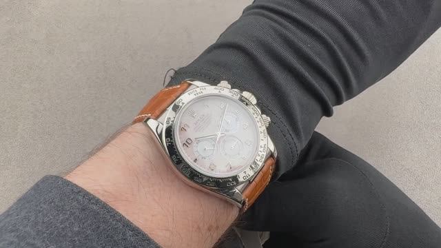 Rolex Cosmograph Daytona Pink Mother of Pearl 16519 PNK MOP AR DB