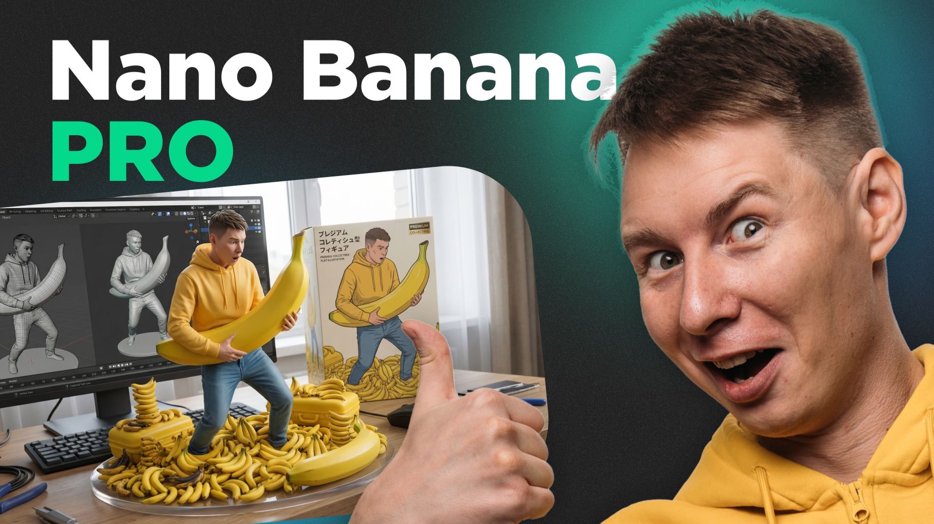 Nano Banana Pro: Лучшая нейросеть для картинок! Обзор и тест на русском смотреть онлайн