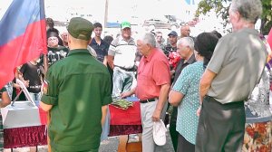 Похороны участника СВО Колесникова Г.С. в селе Старое Афонькино