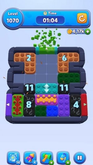 Color Block Jam 1070 Уровень