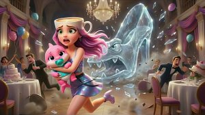 Балерина Капучина в шоке. Капучина Ассасино спасает Золушку от гигантского обувного монстра.