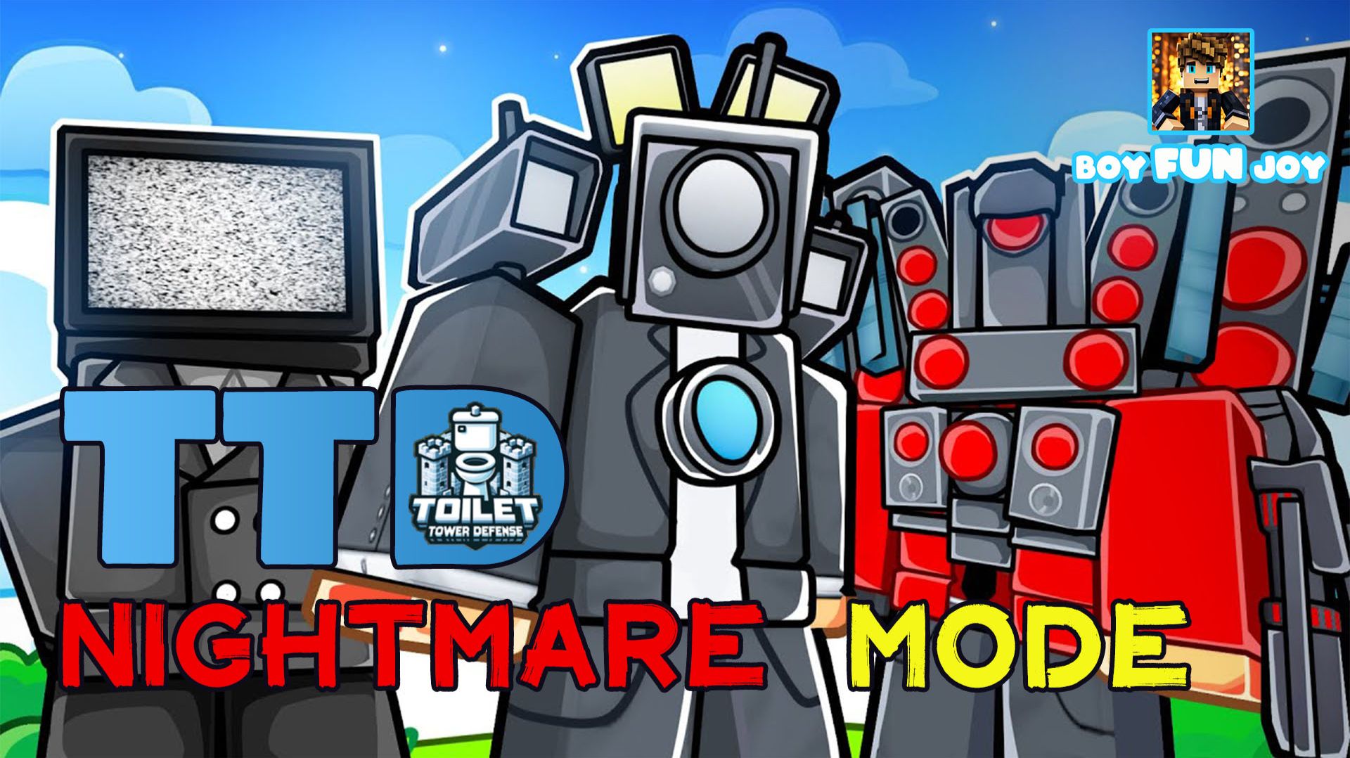 Toilet Tower Defense - Roblox | Nightmare mode