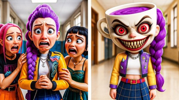 Балерина Каппучина преображается в Руми / Анимация KPOP «Охотники на демонов»