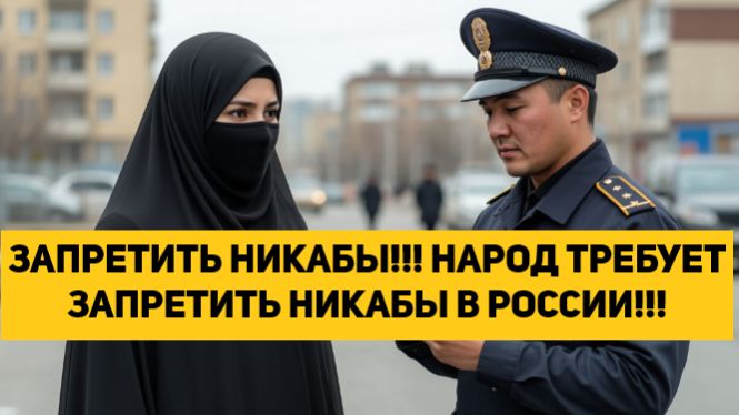 ЗАПРЕТИТЬ НИКАБЫ!!! НАРОД ТРЕБУЕТ ЗАПРЕТИТЬ НИКАБЫ В РОССИИ!!! смотреть онлайн