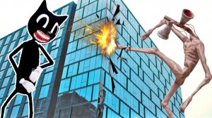 КАРТУН КЭТ спасает нас от СИРЕНОГОЛОВОГО в реальной жизни