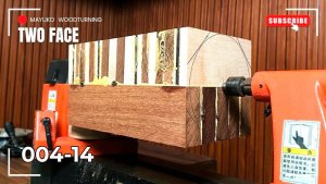Сегментное точение Вазы Контраст цветов и фактур, обработка древесины, токарка по дереву №004_14
