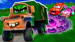 Машинки летают и прыгают! Развивающие мультики Машины помощники. Мультфильмы про машинки