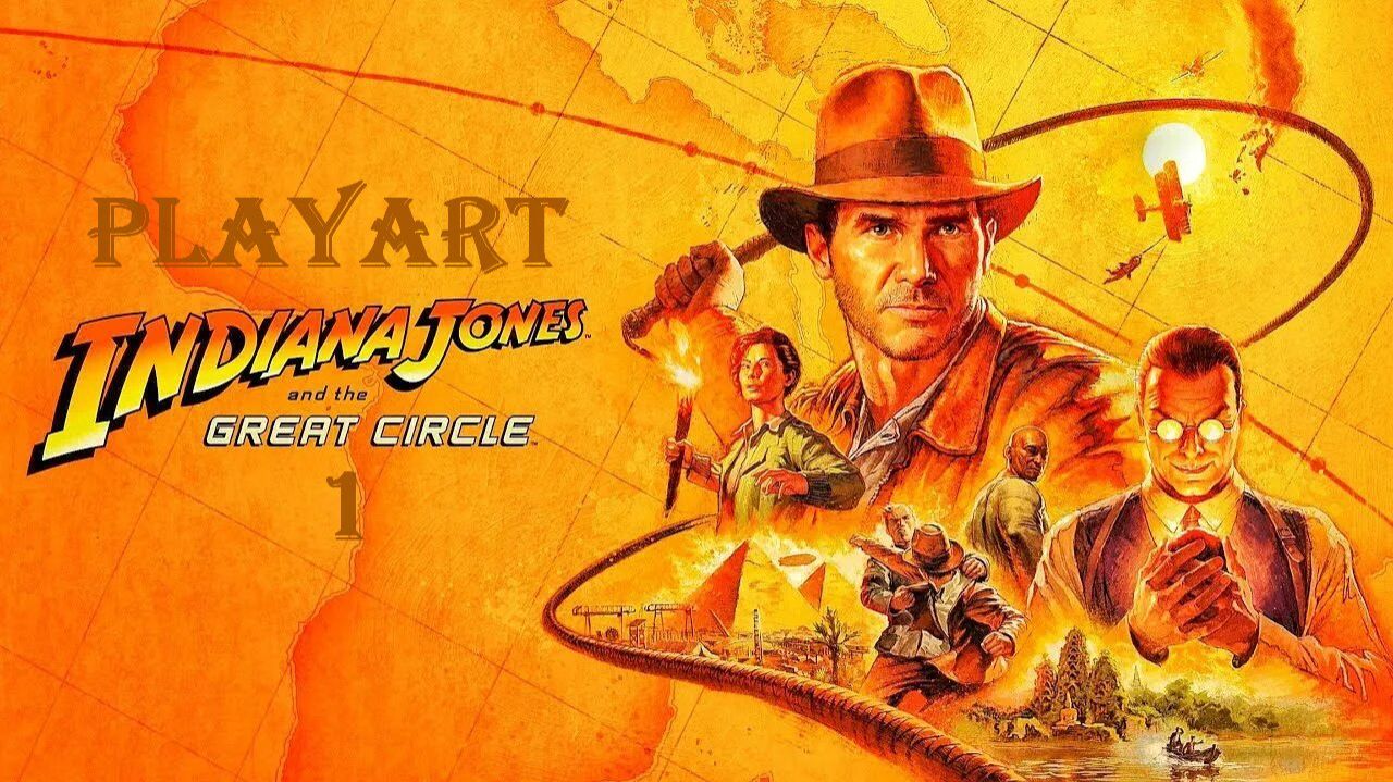 Игрофильм. Индиана Джонс и великий круг. Часть 1