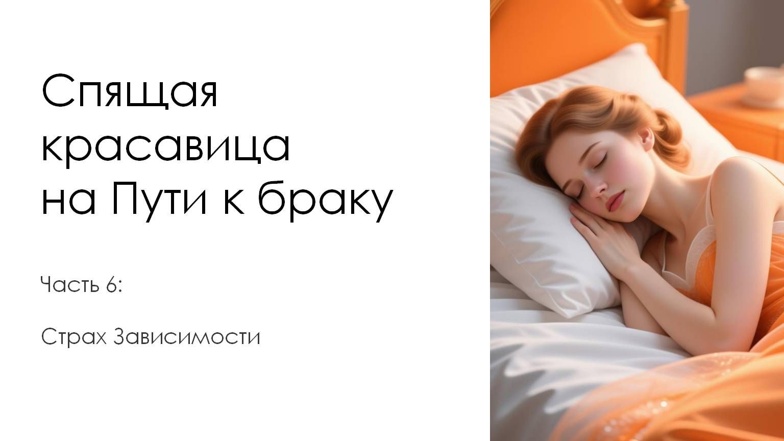 Страх зависимости. Спящая красавица на пути браку. Часть 6
