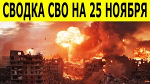 Новости СВО 25 ноября. Сводки СВО. Юрий Подоляка. Ситуация на фронте. СВО на Украине сегодня
