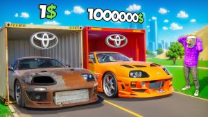 ОТКРЫЛИ ТОЙОТА КОНТЕЙНЕРЫ И ВЫБИЛ СУПРУ! БИТВА ЗА КОНТЕЙНЕРЫ В ГТА 5 ОНЛАЙН