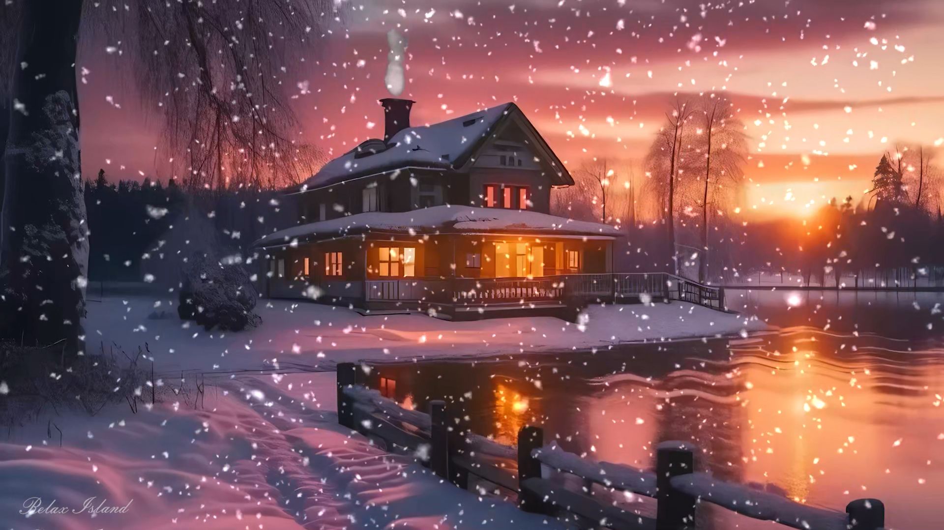 ЗИМНЯЯ УСПОКАИВАЮЩАЯ МУЗЫКА ДЛЯ СНА 🎵 МЕДИТАТИВНАЯ РАССЛАБЛЯЮЩАЯ МУЗЫКА ДЛЯ ДУШИ НА ЗАКАТЕ ДНЯ смотреть онлайн