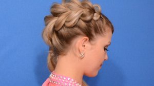 Прическа за 5 минут Самой Себе 😻/Прическа Из Резинок/Прическа на Новый год