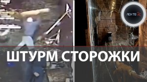 Штурм сторожки: пятеро на «Ягуаре» час громили домик сторожа в Курганской области