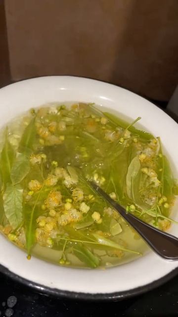 Очень вкусный липовый чай.