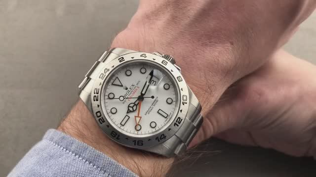 Обзор часов Rolex Explorer II 216570
