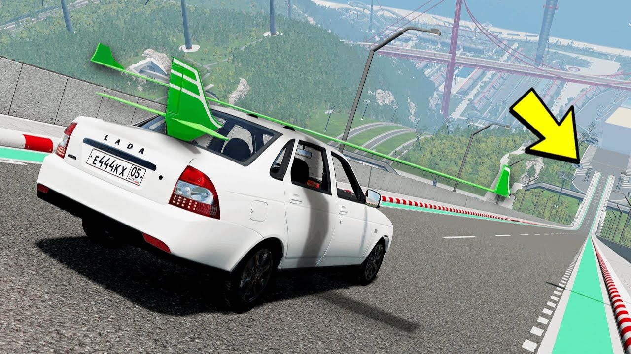 ТОРТИК ВЕРНУЛСЯ! КАКАЯ МАШИНА ПРЫГНЕТ ДАЛЬШЕ С ОГРОМНОГО ТРАМПЛИНА В BEAM NG DRIVE!