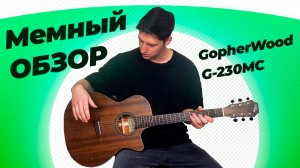 GopherWood G230MC. Честный обзор акустической гитары