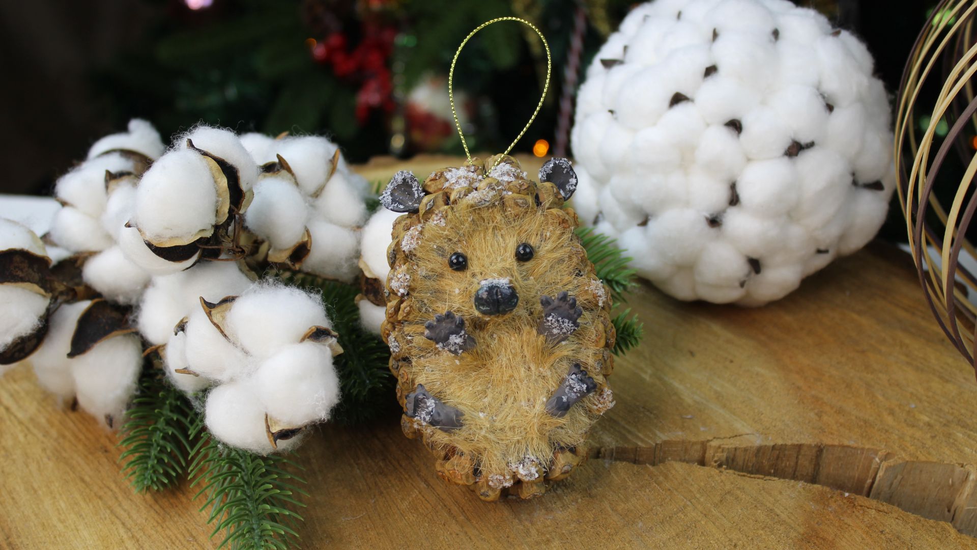 Ёлочная игрушка "Ёжик" своими руками смотреть онлайн