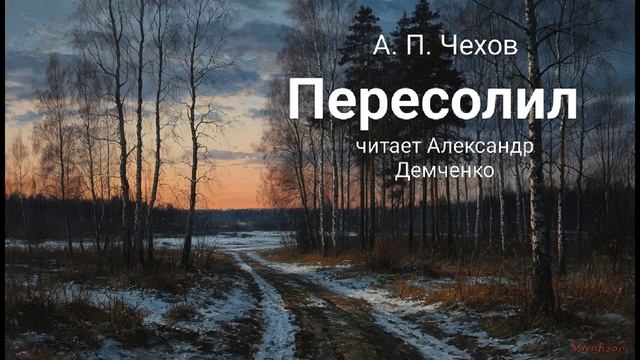 "Пересолил" - Чехов А. П. Аудиокнига | Чтилум. Александр Демченко смотреть онлайн