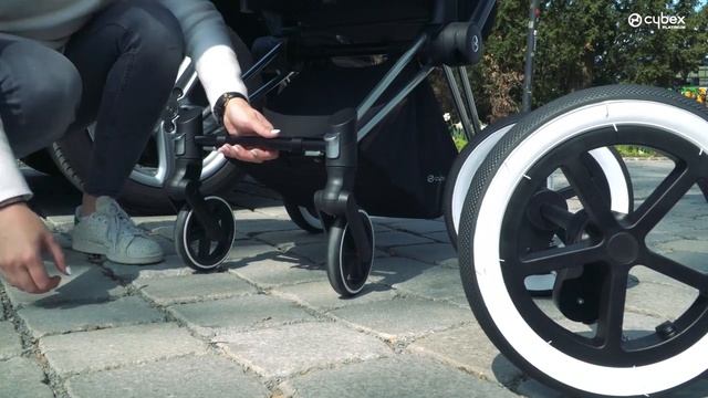 Комплект передних колес с осью RT Multicolour для коляски Cybex PRIAM смотреть онлайн