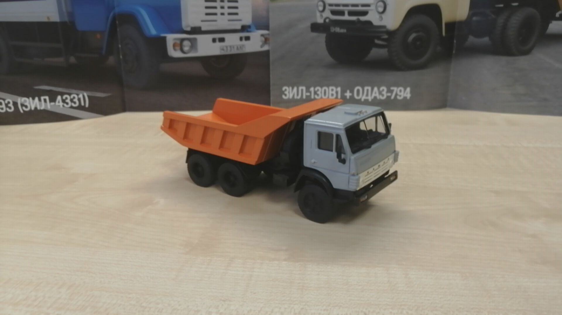 Обзор модели Камаз-5511, масштаб 1:43, "Элекон"