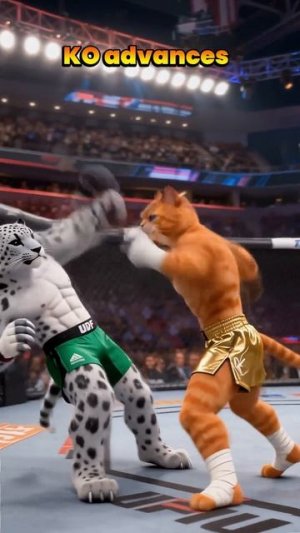 Маленький оранжевый кот превращается в бойца  2 серия