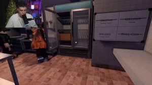 Глент играет в Дорожную шаварму в роблоксе , Хоррор с подписчиками