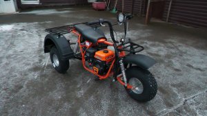 Трицикл СПРИНТ ТРАЙК (Ижтехмаш), на колесах 8" (20х7-8"), с двигателем LIFAN KP270, рычажной вилкой