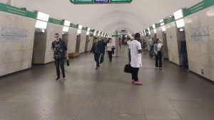 метро Ленинград (СПб),  ст.Площадь Александра Невского I,Зелёная (Приморско-Василеостровская) Линия